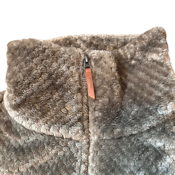 Columbia Women's Moss Green Fuzzy Fleece vest size M - Picture 3 of 7